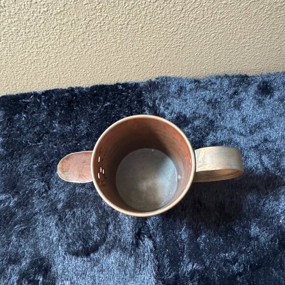 Vintage Copper Pitcher With Handle & Spout - Picture 2 of 3